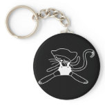 cute kitty doll white keychains