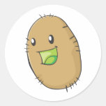 Cute Kiwi Shirts, T-Shirts Custom Kiwi Clothing Round Sticker
