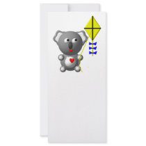 Cute Koala flying a kite