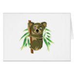 Cute Koala in Tree Greeting Card