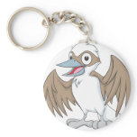Cute Kookaburra Laughing Cartoon Keychain