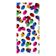 Cute Lady Bug Design Rack Card