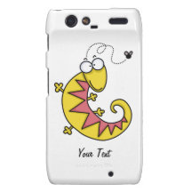 Cute  Lady Bug On Leaf Droid RAZR Cover