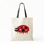 Cute Ladybug Tote Bag
