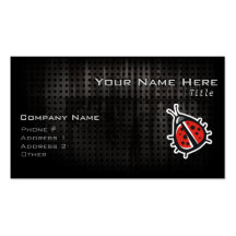 Cute Ladybug; Cool Business Card