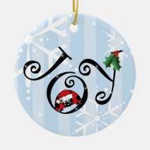 Cute Ladybug Joy Ornament