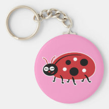 Cute Ladybug Keychain