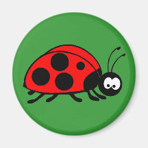 Cute ladybug magnets
