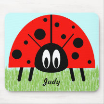 Cute Ladybug Mousepads