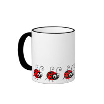 Cute Ladybug Coffee Mug