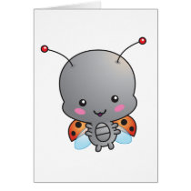 Cute Ladybug Note Card cards