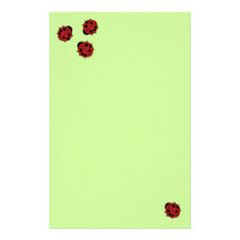 Cute Ladybug Personalized Stationery