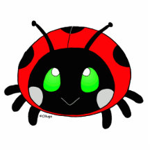 cute ladybug photo cutouts