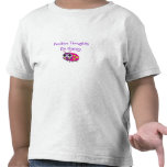 Cute Ladybug "Positive Thoughts" Toddler T-Shirt
