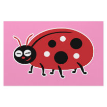 Cute Ladybug Stationery Design