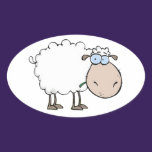 Cute Lamb Sticker stickers
