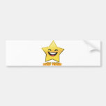 Cute Laughing Smiling Star Power Bumper Sticker