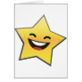 Cute Laughing Smiling Star Power Greeting Card