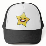 Cute Laughing Smiling Star Power Trucker Hats