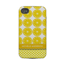 Cute Lemon Case-Mate iPhone 4 Case