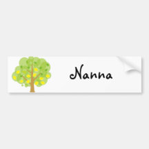 Cute Lemon Tree Bumper Stickers