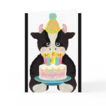 cute lil' cow birthday card