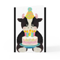 cute lil' cow birthday card