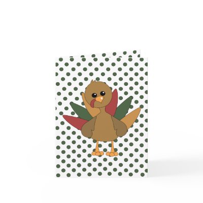 Cute Lil' Turkey Greeting Card by candystore