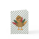 Cute Lil' Turkey Greeting Card