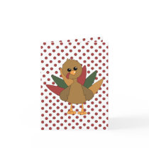 Cute Lil' Turkey Cards