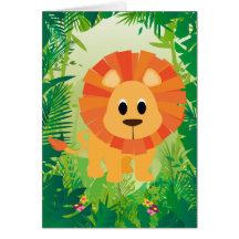 Cute Lion Greeting Cards