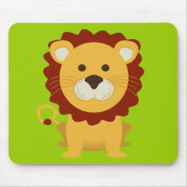 Cute Lion Mouse Pad