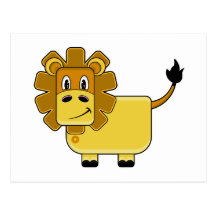 Cute Lion Postcard