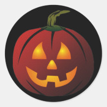 CUTE LIT HAPPY PUMPKIN JACK-O-LANTERN STICKERS