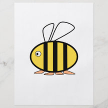Cute little bee full color flyer