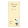 Cute Little Blue Dog Price Cards Full Color Rack Card