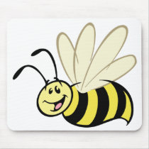 Cute little bumble bee mouse pad