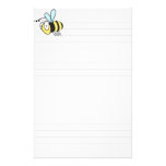 Cute Little Cartoon Bumble Bee Stationary Custom Stationery