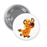 Cute Little Cartoon Hyena Button Badge buttons