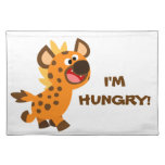 Cute Little Cartoon Hyena Placemat