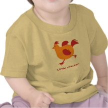 Cute Little Chicken yellow infant T-shirt