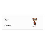 cute little devil boy business cards