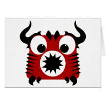 Cute Little Devil Greeting Cards
