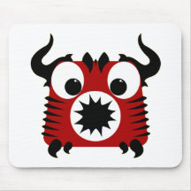 Cute Little Devil Mouse Pad