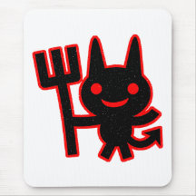 Cute Little Devil Mousepads