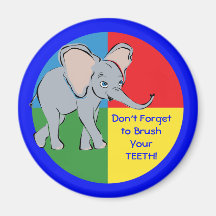 Cute Little Elephant Magnet