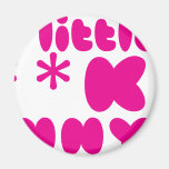 Cute little F**K bunny Refrigerator Magnets
