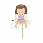 Cute Little Flower Fairy Girl Acrylic Cut Out