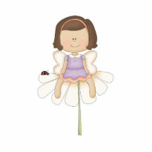 Cute Little Flower Fairy Girl Acrylic Cut Out