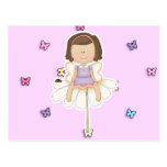 Cute Little Flower Fairy Girl Postcards